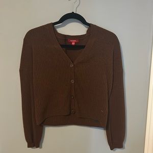Small dark brown GUESS sweater
